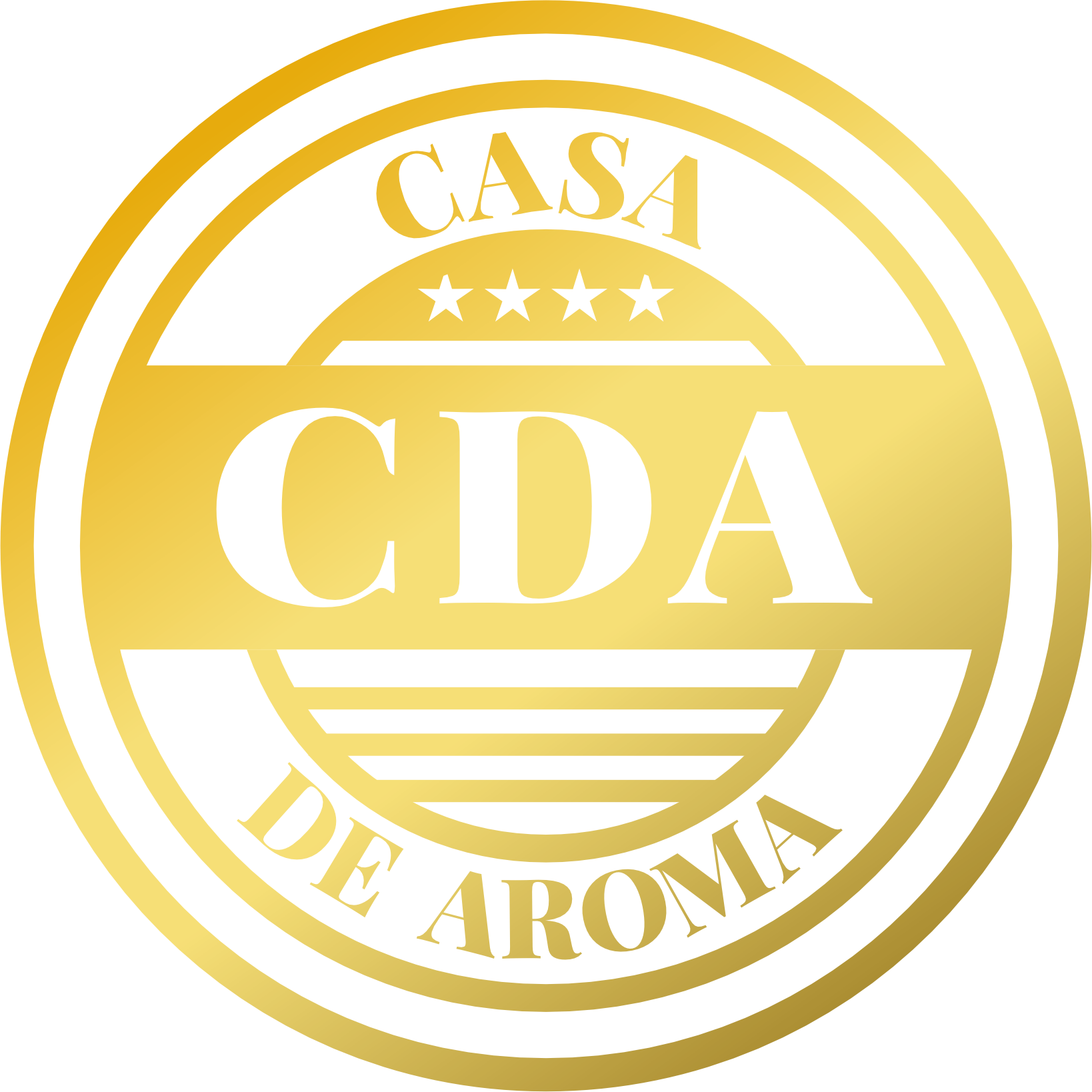 Casa De Aroma site logo gold